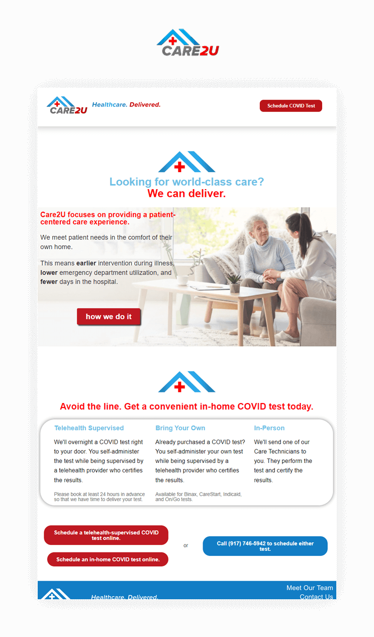 Care2U website