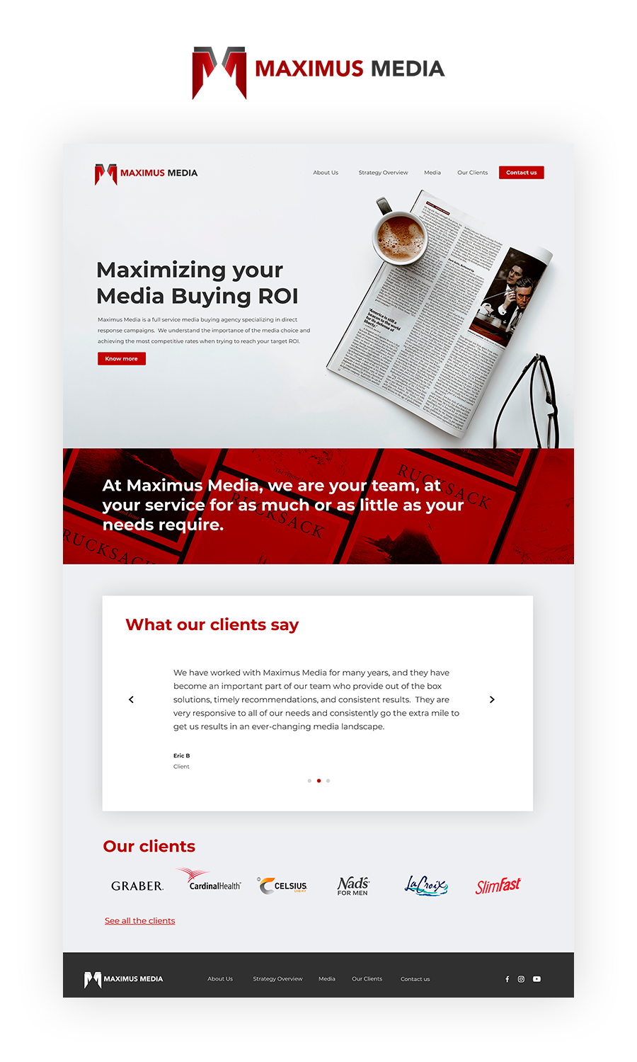 Maximus Media website
